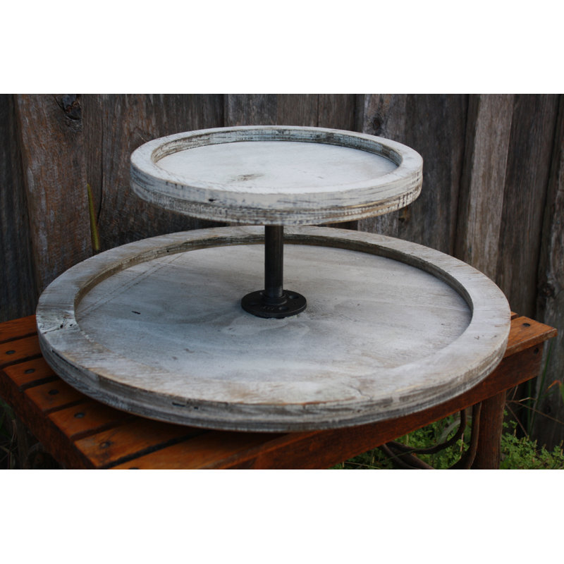 Gracie Oaks Niantic Lazy Susan Tiered Stand Wayfair